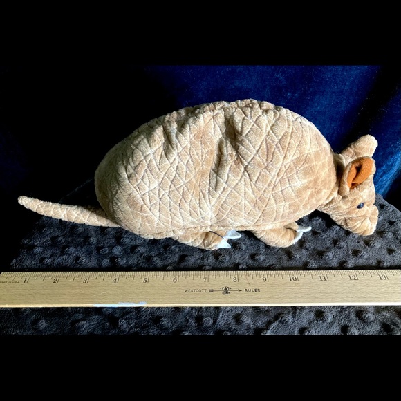 Pier 1 Armadillo Bean Plush | Stuffed Animal Toy - Picture 2 of 11